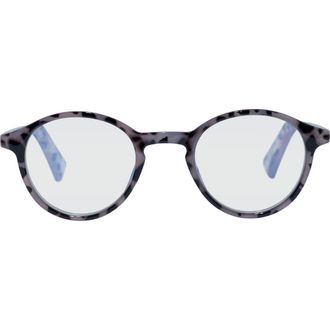 The Book Club So Rando 46mm Blue Light Blocking Reading Glasses in Cookie Tort at Nordstrom, Size +1.00
