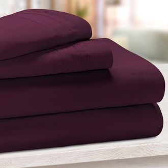 Superior Superor 650-Thread Count Egyptian Cotton Plush Deep Pocket Sheet Set