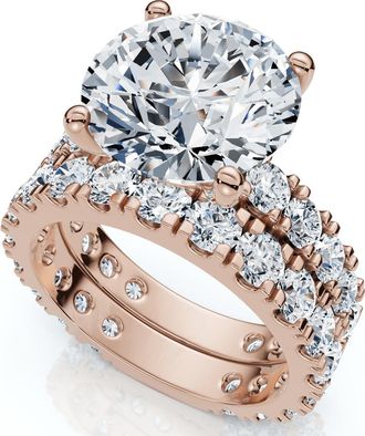 Pompeii3 84Ct Womens Diamond 3/4 Eternity Wedding Ring 14k Gold Lab Grown