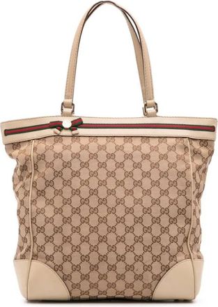 Gucci Pre-owned Tote Bags, female, Brown, Size: ONE SIZE Pre-owned Tote Bag