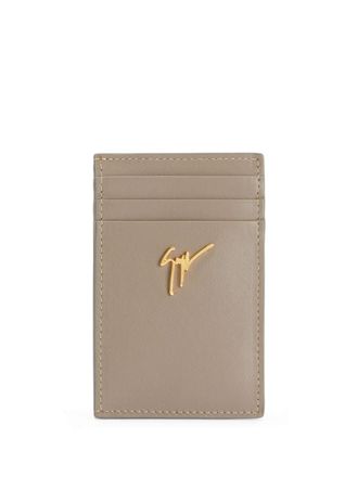 Giuseppe Zanotti Albert card holder - Neutrals