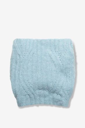 Buff Gerippter R&ouml;hrenschal aus Alpakawolle Knitted Neckwarmer