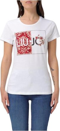 Liu Jo Dames, Tops, Wit, Maat: XL Katoen