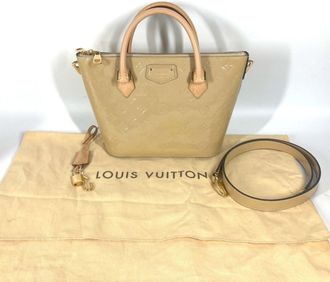 Louis Vuitton Monogram Vernis Beige Dune Monogram Vernis Handbag Shoulder Bag Tote Bag (Pre-Owned)