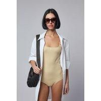 Courr&egrave;ges Swimsuit Buckle 1-piece