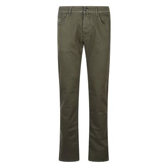 Jacob Cohen Hombre, Pantalones, Verde, Talla: W36