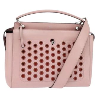 Fendi Pre-owned Vintage Handtas - Dames - Pre-owned - Roze - Maat: ONE Size Leer