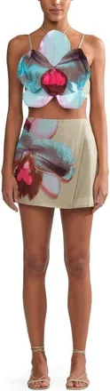AMUR Orielle asymmetrical skirt in Sage Orchid at Nordstrom, Size 6