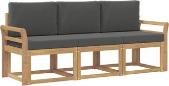 vidaXL Conjunto De Sof&aacute;s De Exterior 3 Uds. Vidaxl