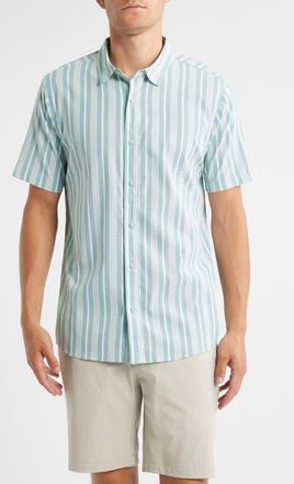 Roark Bless Up Short Sleeve Button-Up Shirt in Srd at Nordstrom, Size Xx-Large