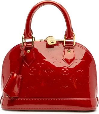 Louis Vuitton Pre-owned Handbags, female, Red, Size: ONE SIZE Pre-owned Top Handle Satchel