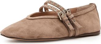 Steve Madden Lydia Womens Shoes Taupe Suede : 9.5 M