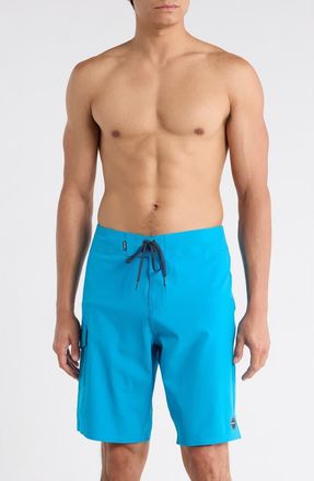 O'Neill Hyperfreak Divergent Water Resistant Swim Trunks in Cobalt at Nordstrom Rack, Size 28
