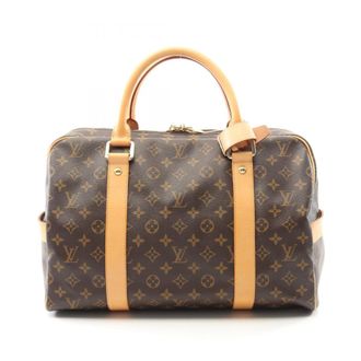 Louis Vuitton Brown Monogram Coated Canvas Boston Bag (Pre-Owned)