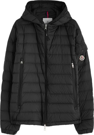 Moncler Galion Quilted Shell Jacket - Black