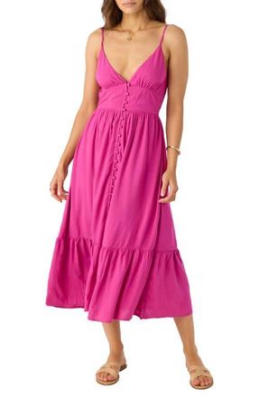 O'Neill Pilar Midi Sundress in Fuchsia at Nordstrom, Size X-Small