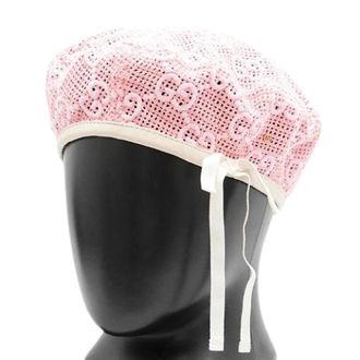 Gucci Pre-owned Cotton hats - Dames - Vintage Accessoires - Roze - ONE Size - Vintage