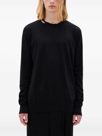 Ann Demeulemeester Magnar sweater - men - Cotton/Cashmere/Silk - S - Black