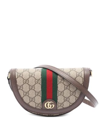Gucci 2020s Ophidia GG Supreme shoulder bag - women - PVC/Leather/Canvas - One Size - Neutrals