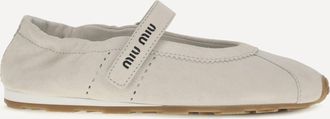 Miu Miu Plume suede Ballerinas Female 37.5
