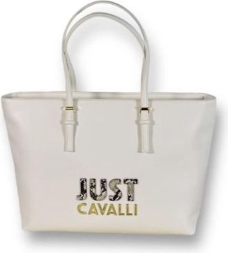 Just Cavalli Dames Handtas - Dames - Shoppers - Wit - ONE Size - Tassen