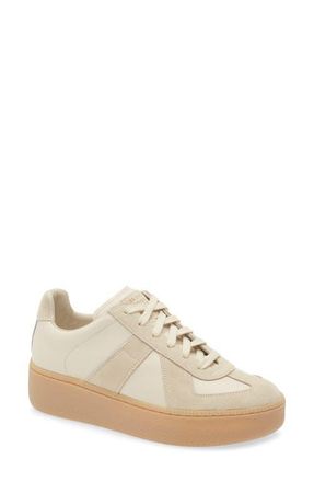 Maison Margiela Replica Platform Sneaker in Beige at Nordstrom, Size 7.5Us