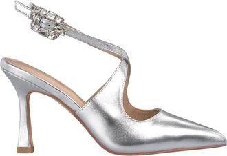 Alma En Pena Gevlochten band hak schoen - Dames - Pumps - Grijs - 40 EU - Schoenen