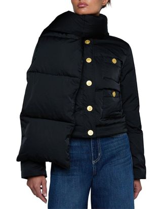 L'agence LAgence Juana Scarf Down Jacket