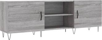 vidaXL Vidaxl - tv Cabinet Grey Sonoma 150x30x50 cm Engineered Wood
