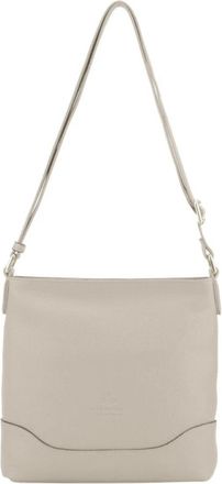 Pourchet 110 Magnet Crossbody Tas - Dames - Schoudertassen - Beige - ONE Size - Leer - Tassen
