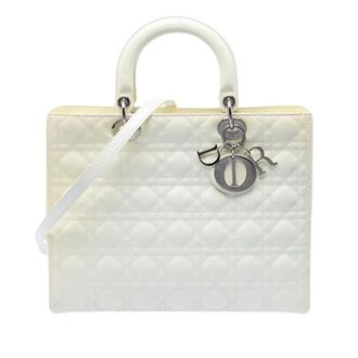 Dior Pre-owned Handbags, female, White, Size: ONE SIZE Pre-owned Lady Dior Handbag