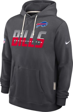 Nike Buffalo Bills Sideline Standard Issue Nike Mens Dri-FIT NFL Pullover Hoodie in Grey | 03AZ06F81-SX8