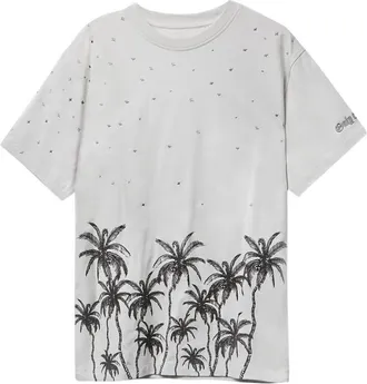Only the Blind T-shirt Starry Night - Grigio