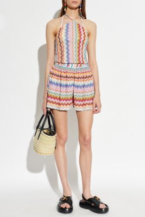 Missoni Off-the-shoulder Jumpsuit, Womens, Multicolour