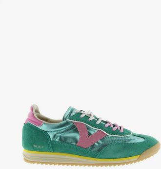 Victoria Womens Trainers With Double Laces Sneaker In Jade