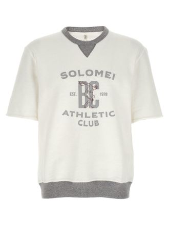 Brunello Cucinelli White Cotton Mens Sweatshirt