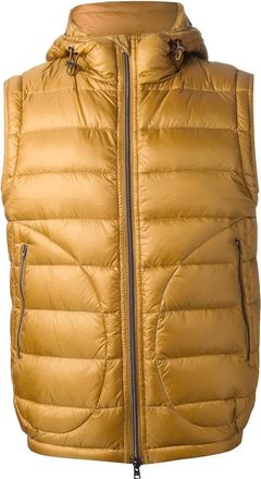 Herno padded gilet - Giallo