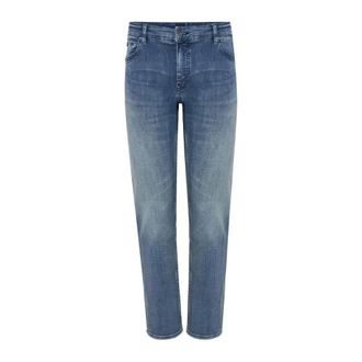 HUGO BOSS Heren, Jeans, Blauw, Maat: W38