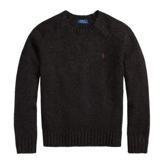 Ralph Lauren Truien & Vesten, Heren, Grijs, M, Wol, Raglan trui met ronde hals