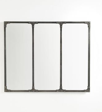 La Redoute Interieurs Industriële ijzeren spiegel 120x100 cm, Lenaig