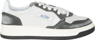 Autry Medalist Low - Dames - Sneakers - Veelkleurig - 37 EU - Katoen - Schoenen