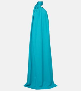 Taller Marmo Astor cr&ecirc;pe cady gown