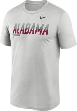 Nike Alabama Sideline Legend Nike Mens Dri-FIT College T-Shirt in Grey | 02TI0BBABN-7SB