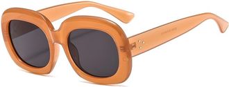 Generic Womens Outdoor Vacation Sunglasses Driving Mens Party Decoration Sun Glasses(Orange)