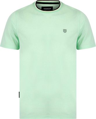 Kensington Eastside Mens Westport Cotton Jersey Crew Neck Ringer T-Shirt