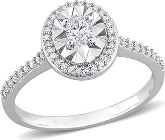 Rina Limor 14K 0.32 Ct. Tw. Diamond Halo Ring