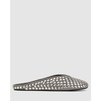 Naked Wolfe Pippa Zebra Pony in Grey Studded Suede at Nordstrom, Size 36