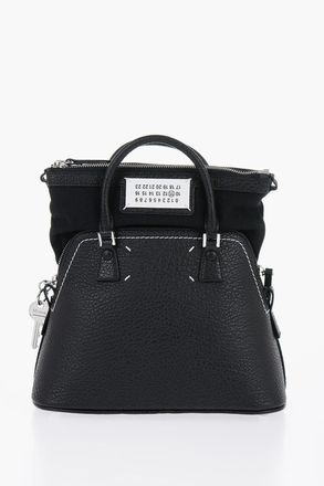 Maison Margiela MM11 Grained Leather 5AC CLASSIQUE Mini Bag with Visible Edge Maison Margiela