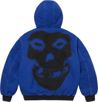 SUPREME x The Misfits SS26 Hooded Work Jacket Blue SUP-SS26-150-BLU