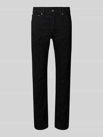 Levi's Slim Fit Jeans aus Baumwoll-Mix mit Logo-Patch Modell 515 in Black, Gr&ouml;&szlig;e 28/30